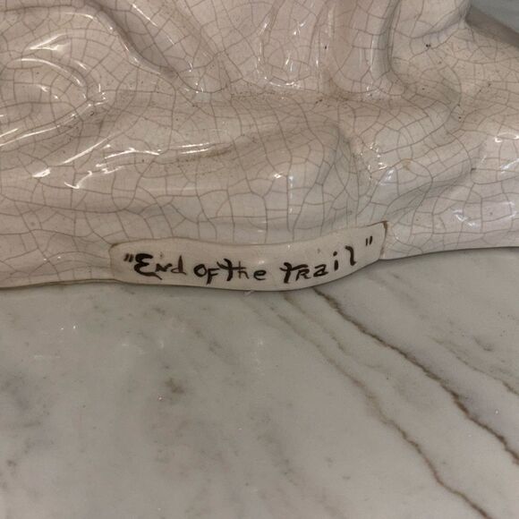 End of the trail Crackled Ceramic - Picture 2 of 4